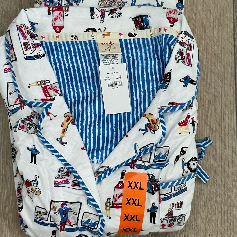 Costco flannel XXL long sleeve pajamas new with tag